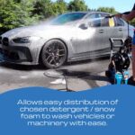electric power washer - induction motor - attachments -